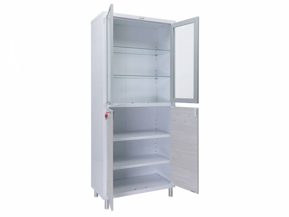 Набор мебели медицинской для оборудования кабинетов и палат: Шкаф МД 2 ШМ-SSR