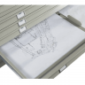 Шкаф для чертежей  Картотека ПРАКТИК A1-05/1 (верх) 415x1010x691 мм