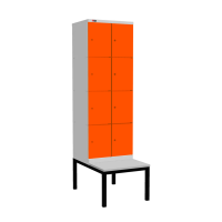 Шкаф Диком УНО-324 (RAL 7038 + RAL 2004) на подставке-скамейке