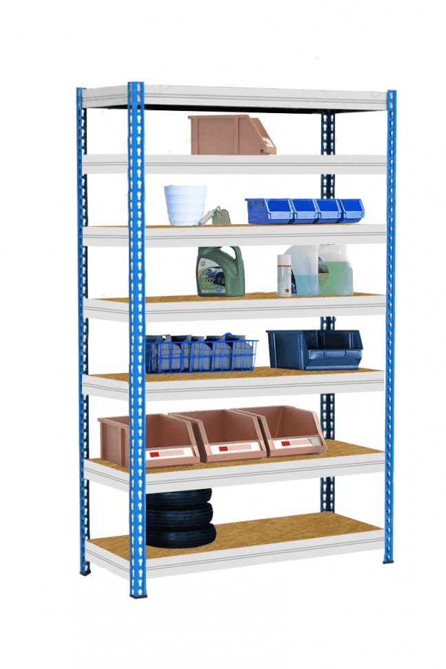 Стеллаж МКФ 15507-2,5 2500х1525х508 7 ярусов