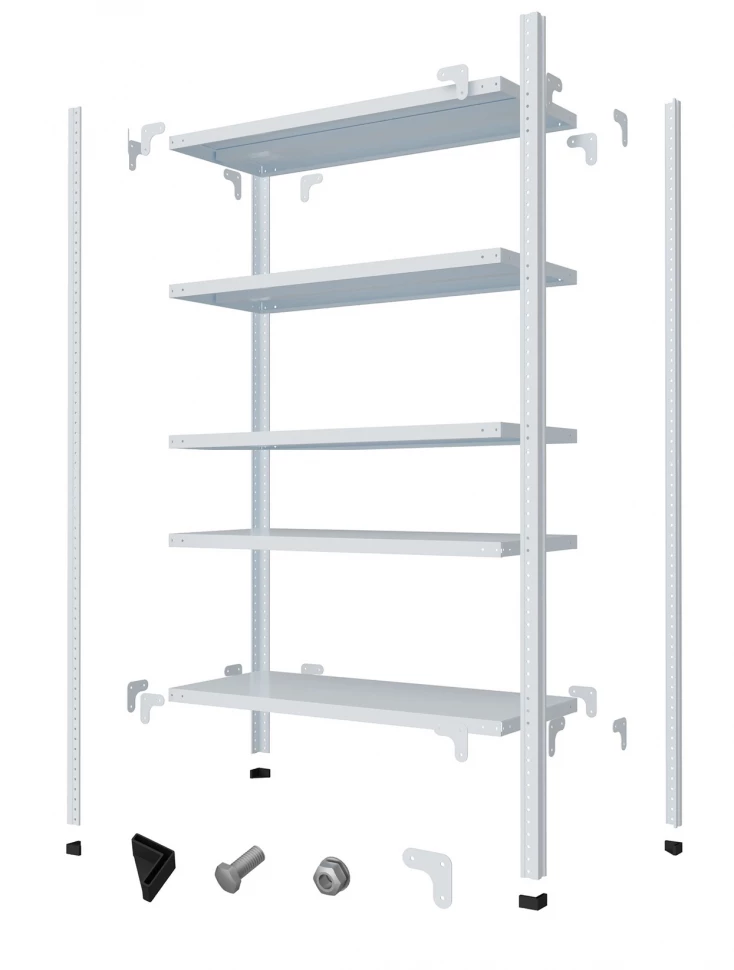 Стеллаж Титан МС-750 3000х1000х300 мм 8 полок