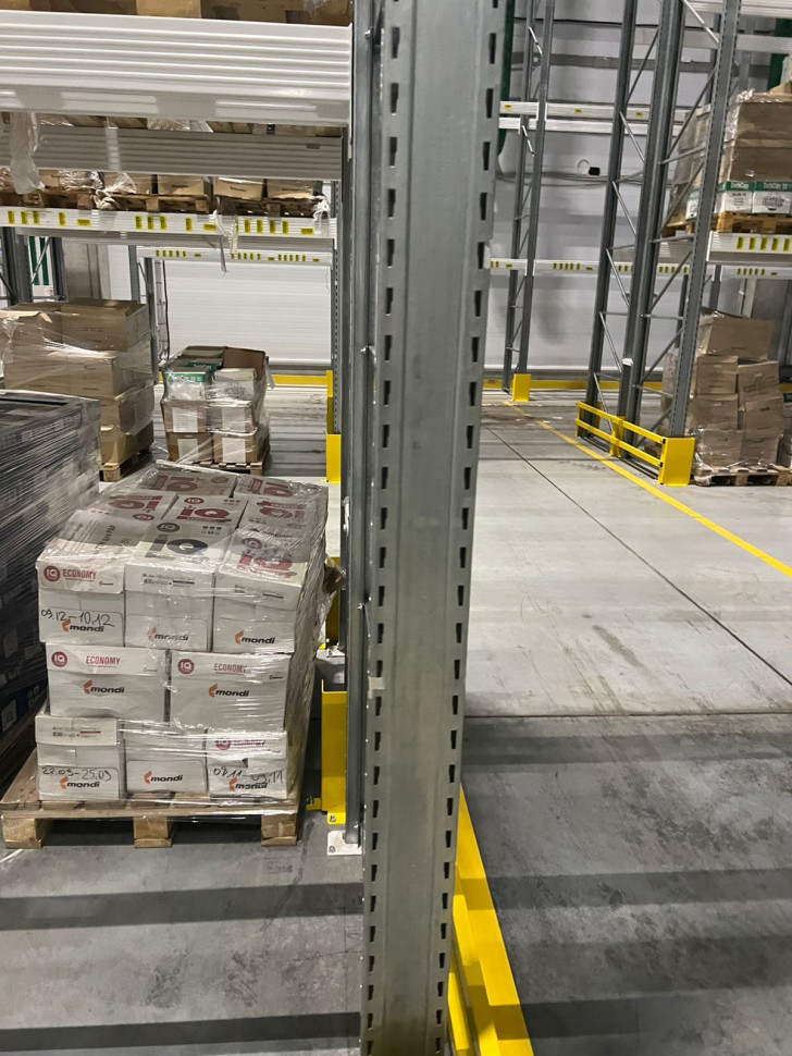 Стеллаж паллетный бу Полиметалл-М 2