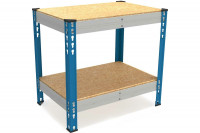 MKF-W 1206-0.85 Стол производственный, серый, стойки RAL5015, балки RAL7035