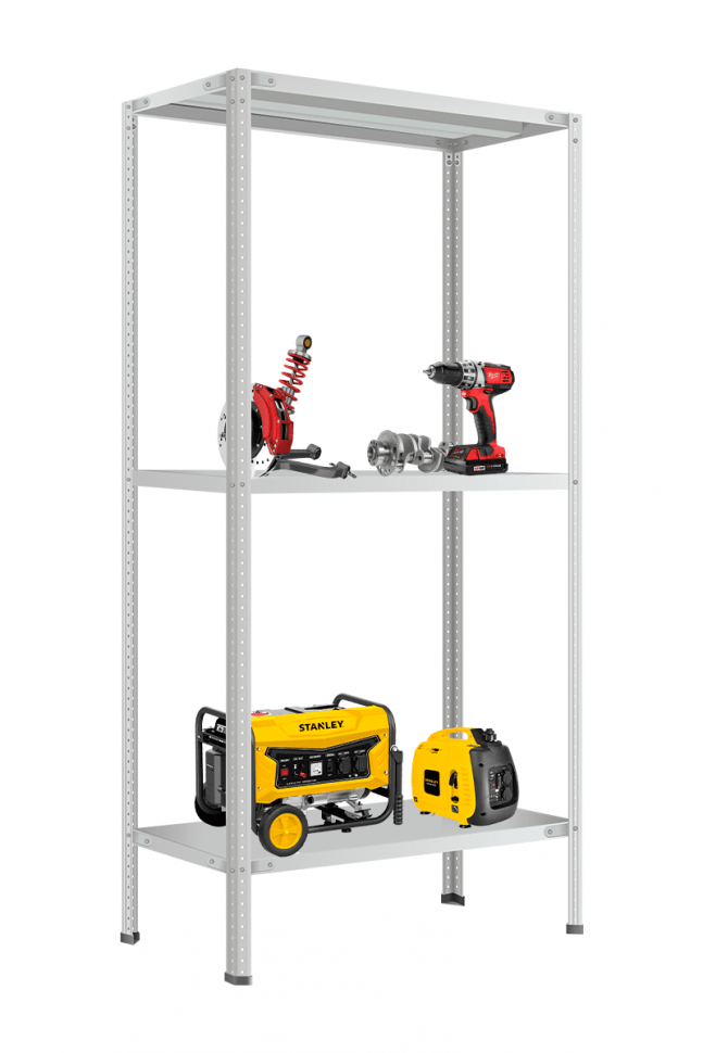 Стеллаж Титан МС-750 2200х700х300 мм 3 полки Стеллаж Титан МС-750 2200х700х300 мм 3 полки