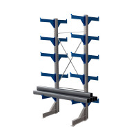 Стеллаж консольный двухсторонний КТр 4000х1740х2600 (1200) 5 ярусов