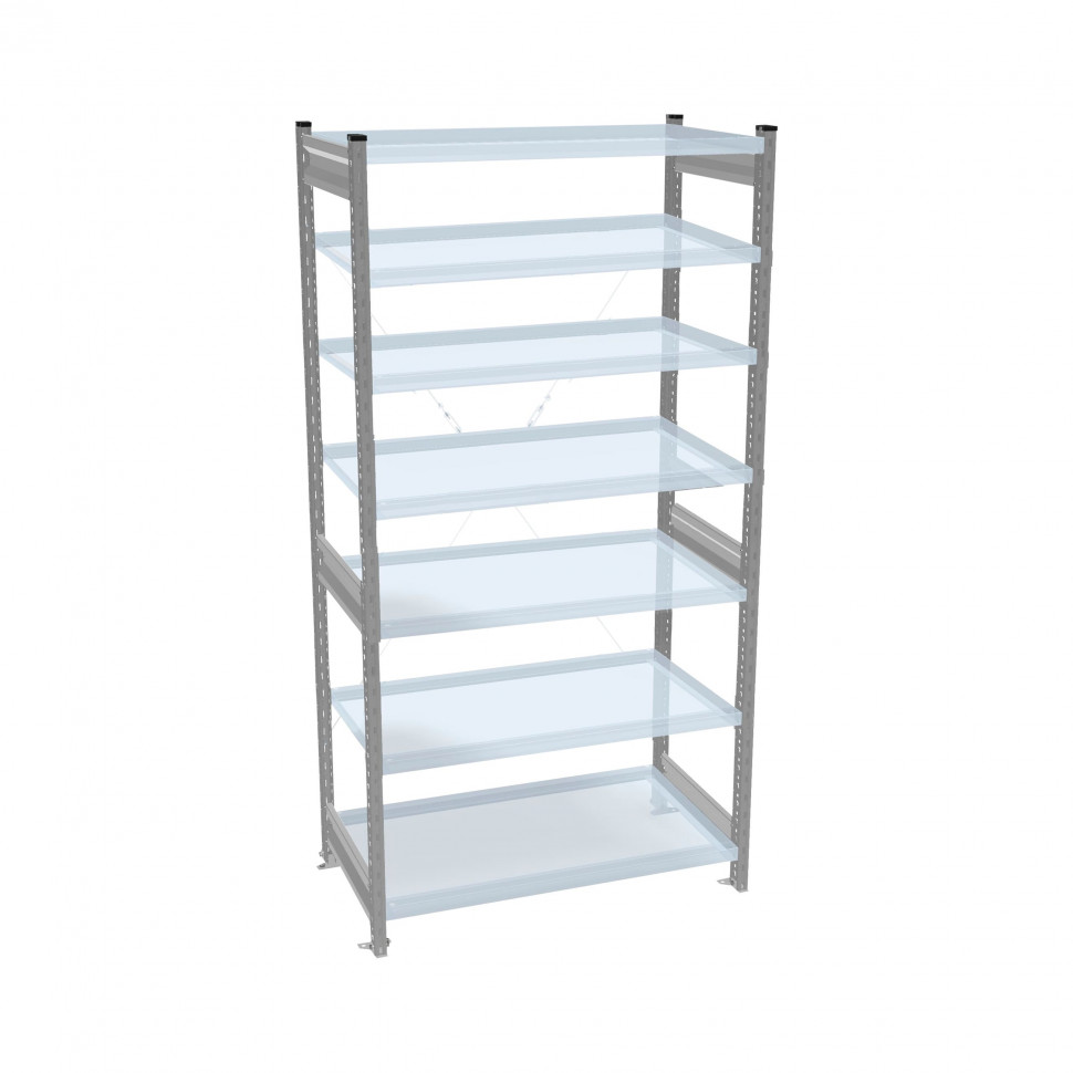 Стеллаж СТ-031 цинк 2491х1000х800 7 полок до 300 кг