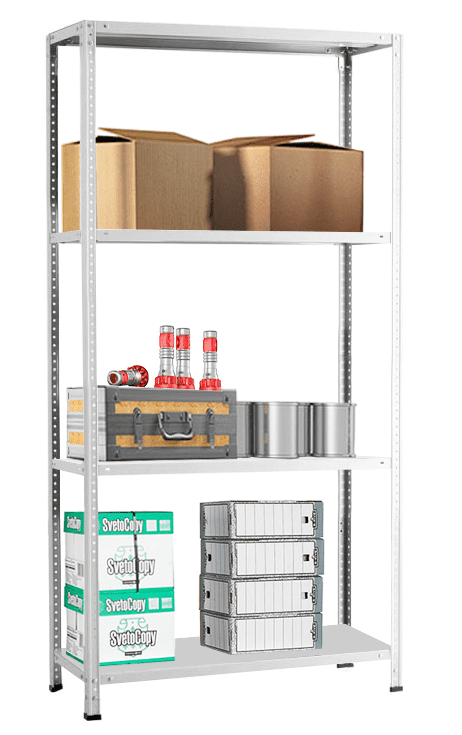 Стеллаж MS Strong 2550х700х300 c 4 полками