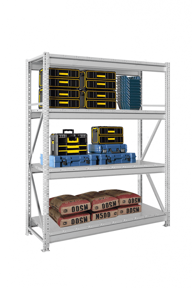 Стеллаж MS Pro Z 3000х2100х800 4 яруса