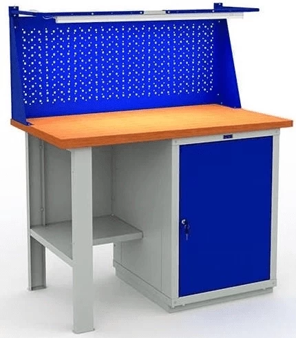 Верстак Практик в сарай модульный W120.F2/WS1.011