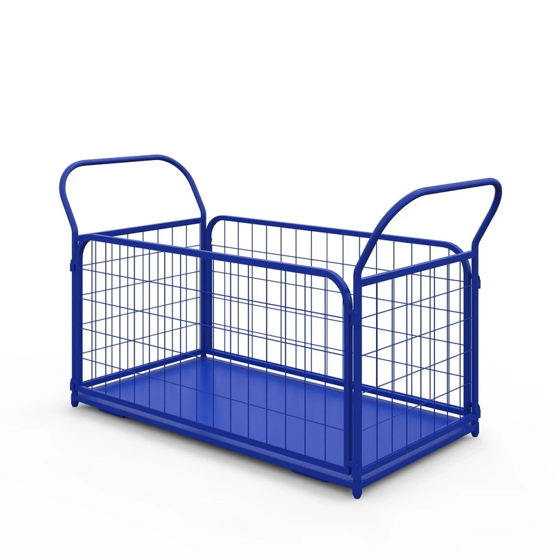 Тележка платформенная с сетчатыми бортами ТС 2 (900x600 мм, без колес) Тележка платформенная с сетчатыми бортами ТС 2 (900x600 мм, без колес)