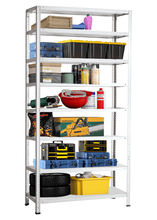 Стеллаж MS Hard 2200х1000х400 c 8 полками Стеллаж MS Hard 2200х1000х400 c 8 полками