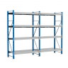 Стеллаж SGR-V 350 кг 2000х1500х600 4 яруса (рамы RAL 5015 / настил цинк) ОС