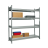 Стеллаж СТ-023 2700х1800х800 с 4 ярусами (рамы и настил - окрас) Стеллаж СТ-023 2700х1800х800 с 4 ярусами (рамы и настил - окрас)