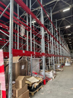 Стеллаж паллетный б/у 5000х3600х1050 мм 3 яруса до 2200 кг Стальной мир