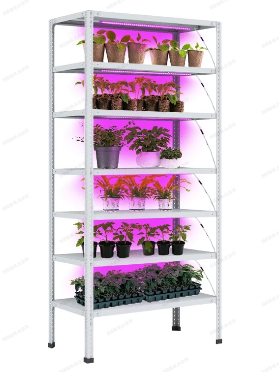 Стеллаж для рассады Невилон Флора 1850х1000х500 c 7 полками Стеллаж для рассады Невилон Флора 1850х1000х500 c 7 полками