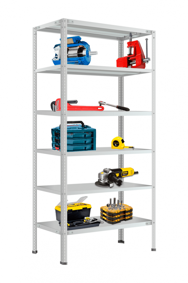 Стеллаж Титан МС-750 2300х1000х400 мм 6 полок Стеллаж Титан МС-750 2300х1000х400 мм 6 полок