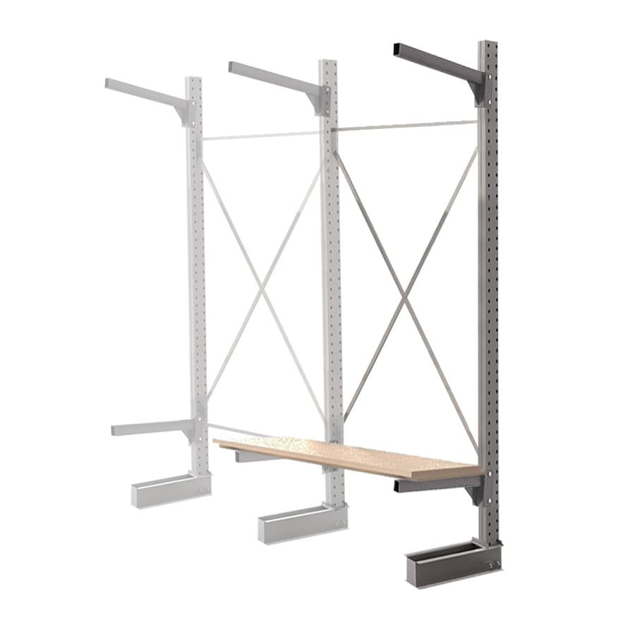 Стеллаж консольный односторонний КСр 2500х1696х960 2 яруса ДС