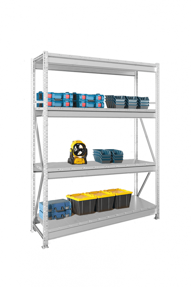 Стеллаж MS Pro Z 2000х2400х400 4 яруса Стеллаж MS Pro Z 2000х2400х400 4 яруса