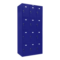 Шкаф сумочница металлический синий