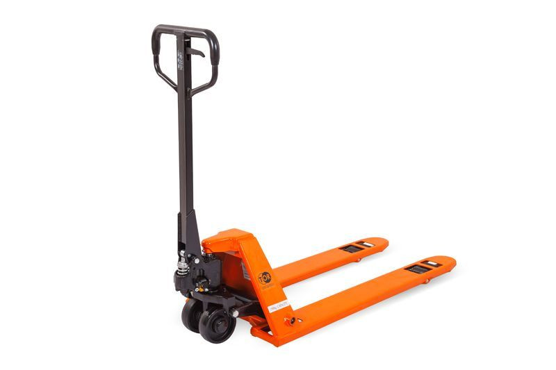 Тележка гидравлическая 1000 кг 1150 мм TOR BFL10 низкопрофильная (полиуретановые колеса), шт