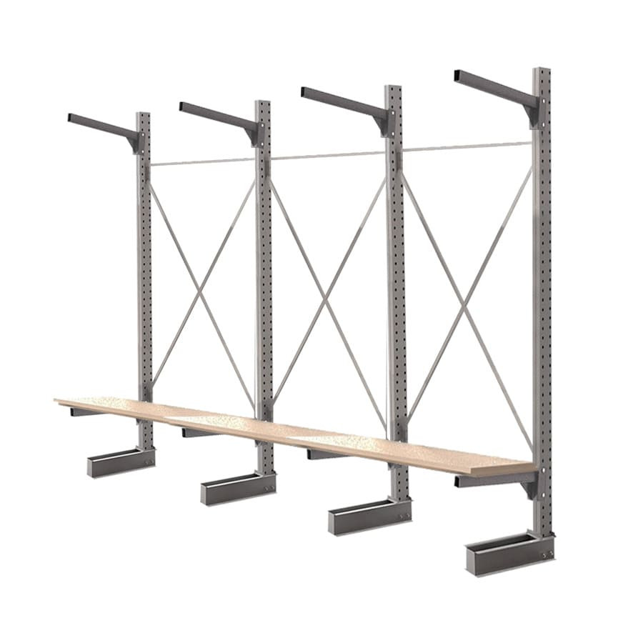 Стеллаж консольный односторонний КСр 2500х4392х960 2 яруса Стеллаж консольный односторонний КСр 2500х4392х960 2 яруса