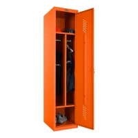 Шкаф металлический односекционный оранжевый