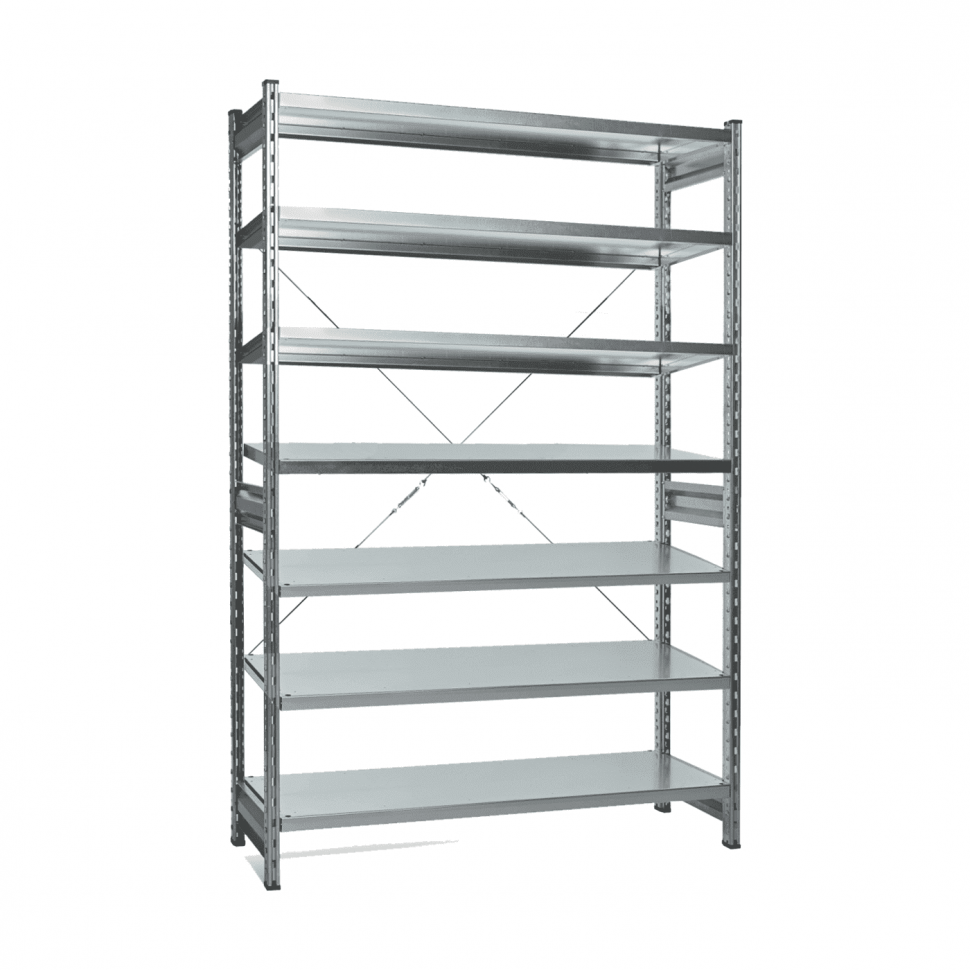 Стеллаж СТ-031 цинк 2067х1000х800 7 полок до 300 кг