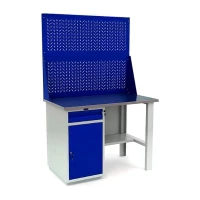 Верстак с двумя экранами в сарай WT120.WD2/F1.020