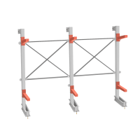 Стеллаж консольный СТ-062 2450х3160х830 2 яруса односторонний
