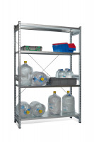 Стеллаж СТ-031 цинк 2491х1300х800 4 полки до 250 кг