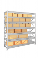 Стеллаж металлический для гаража MS Pro Z 2000х1800х600 мм 7 ярусов