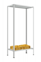 Стеллаж МС-900 1000х1000х400 мм 2 полки