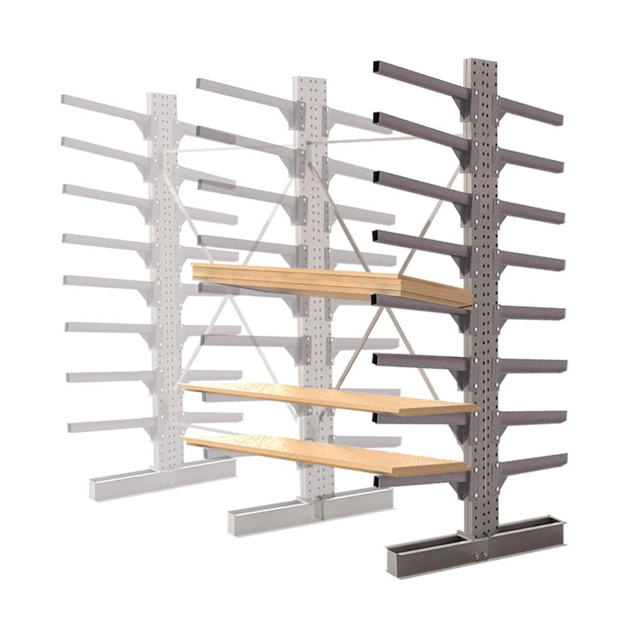 Стеллаж консольный двухсторонний КЛр 2500х1634х1700 (800) 8 ярусов ДС