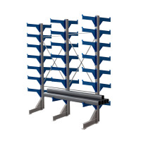 Стеллаж консольный двухсторонний КТр 4000х3360х2200 (1000) 7 ярусов