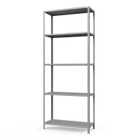 Стеллаж ТС-Лайт 2500х1000х500 с 5 сплошными полками