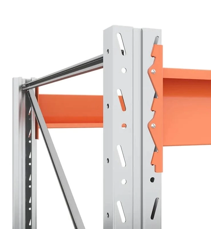 Стеллаж паллетный Лайт 2000х2200х1100 2 яруса (Р70.1.5Б120.1.5)