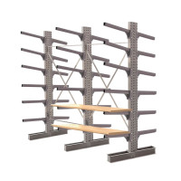 Стеллаж консольный двухсторонний КЛр 2500х3201х1300 (600) 6 ярусов