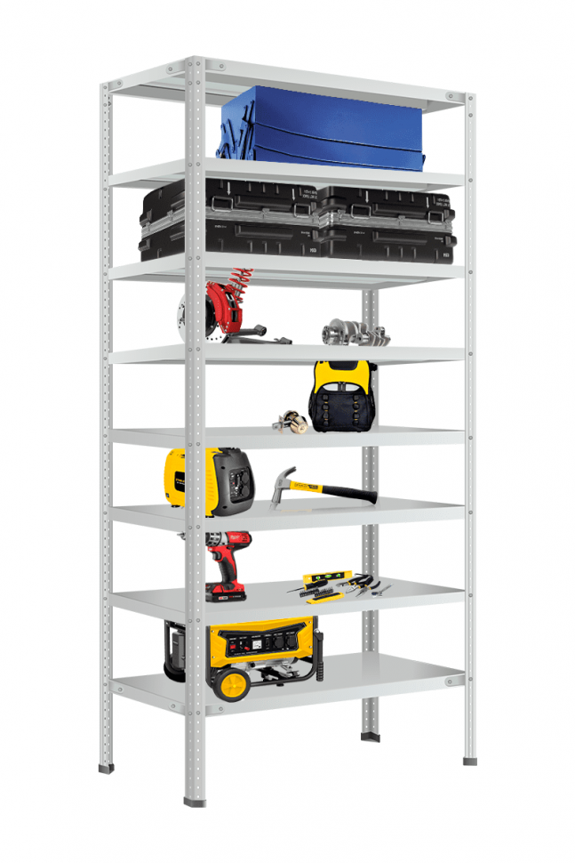 Стеллаж Титан МС-750 1000х1000х300 мм 8 полок