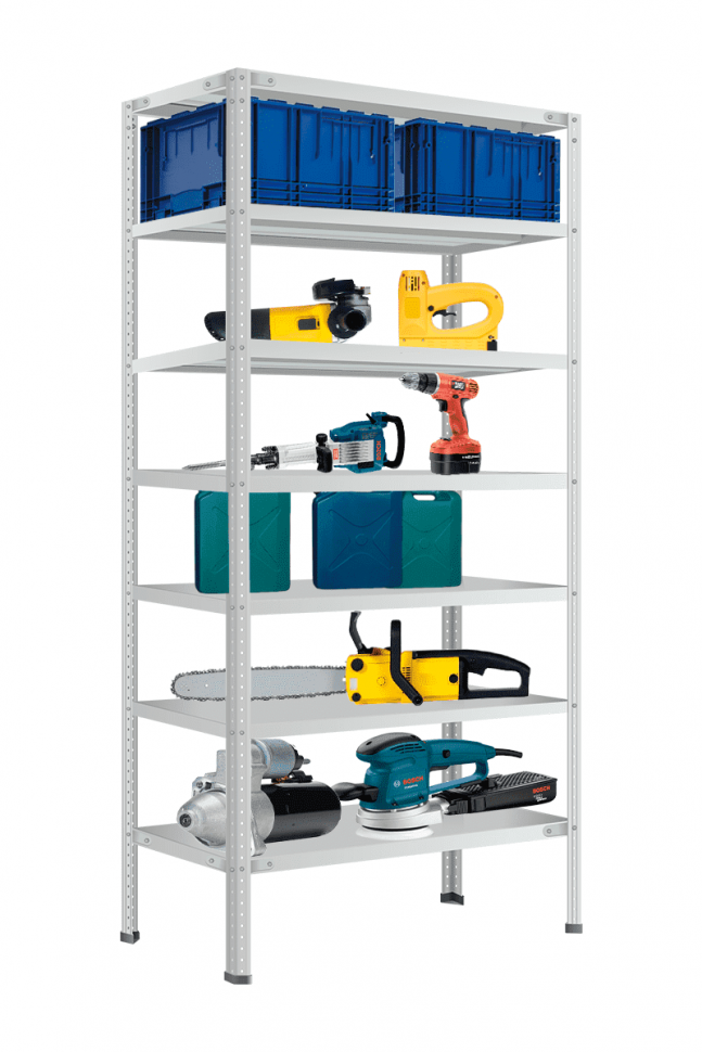 Стеллаж Титан МС-750 1800х1000х600 мм 7 полок Стеллаж Титан МС-750 1800х1000х600 мм 7 полок