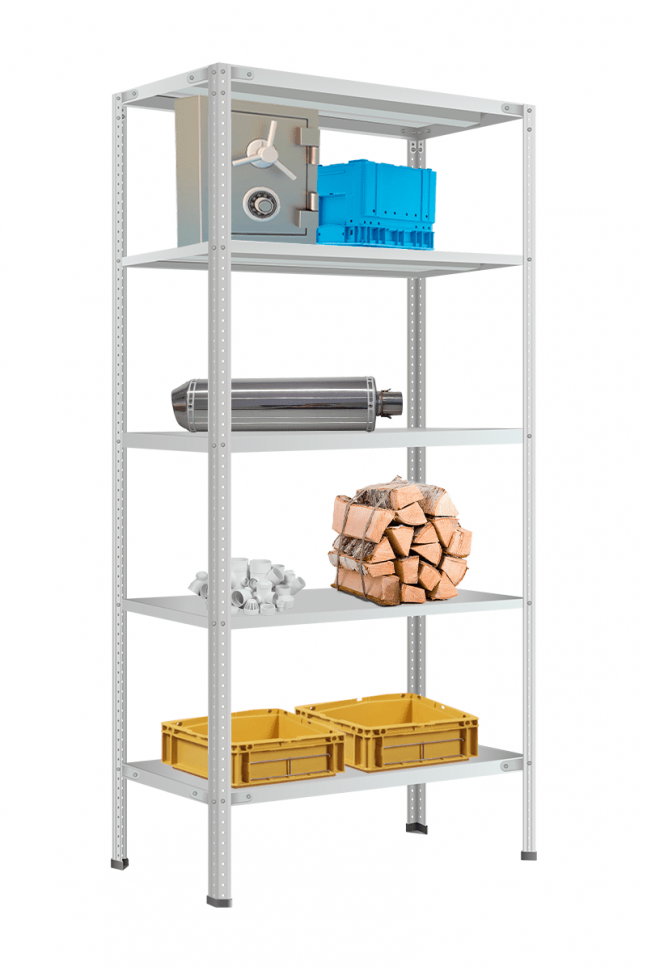 Стеллаж МС-900 1500х1000х400 мм 5 полок