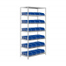 Стеллаж с 24 выдвижными ящиками 1850х1000х400 7 полок