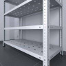Стеллаж ТС Лайт 2000х1000х300 с 7 перфорированными полками Стеллаж ТС Лайт 2000х1000х300 с 7 перфорированными полками