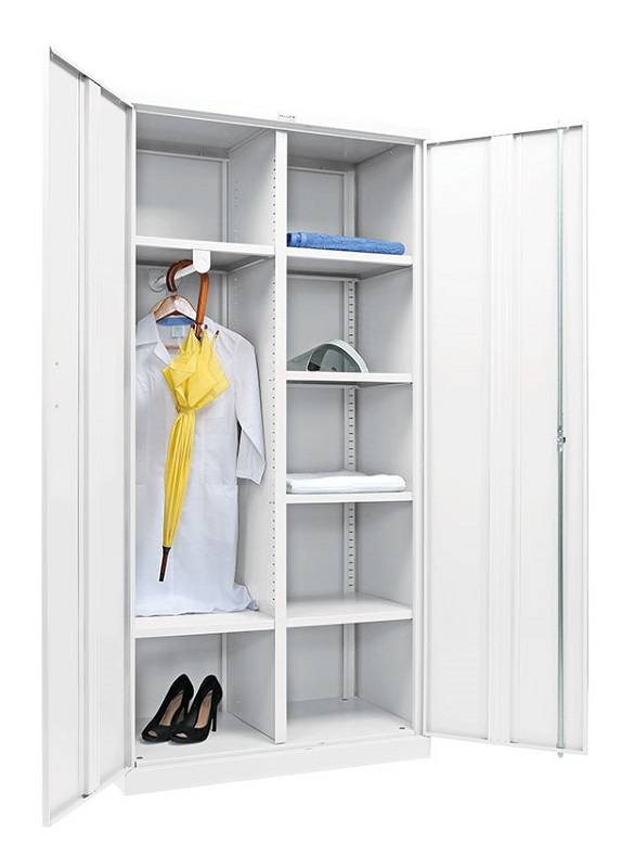 Медицинский шкаф  для одежды МД 2 ШМ