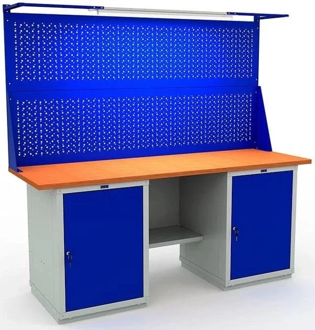 Верстак большой с освещением гаражный W200.WS1/WS1.021