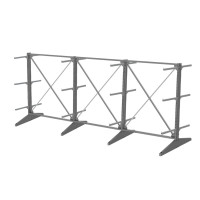 Стеллаж консольный двухсторонний Sortex 1920х4808х1280 3 яруса