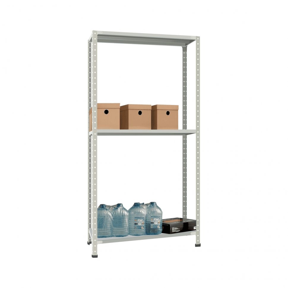 Стеллаж СТ-012 2200х1000х600 с 3 полками до 250 кг Стеллаж СТ-012 2200х1000х600 с 3 полками до 250 кг