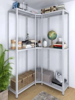 Стеллаж угловой МС 2500х1400х1400/500 мм 3 яруса