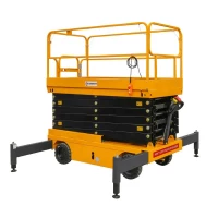 Подъемник ножничный самоходный SJY-0.3-13A 300 кг, высота подъема 12,8 м SMART