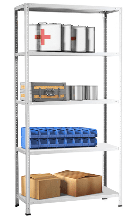 Стеллаж MS Strong 2200х1000х300 c 5 полками Стеллаж MS Strong 2200х1000х300 c 5 полками