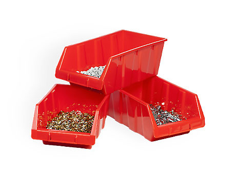 Ящик пласт. А 500х230х150 красный